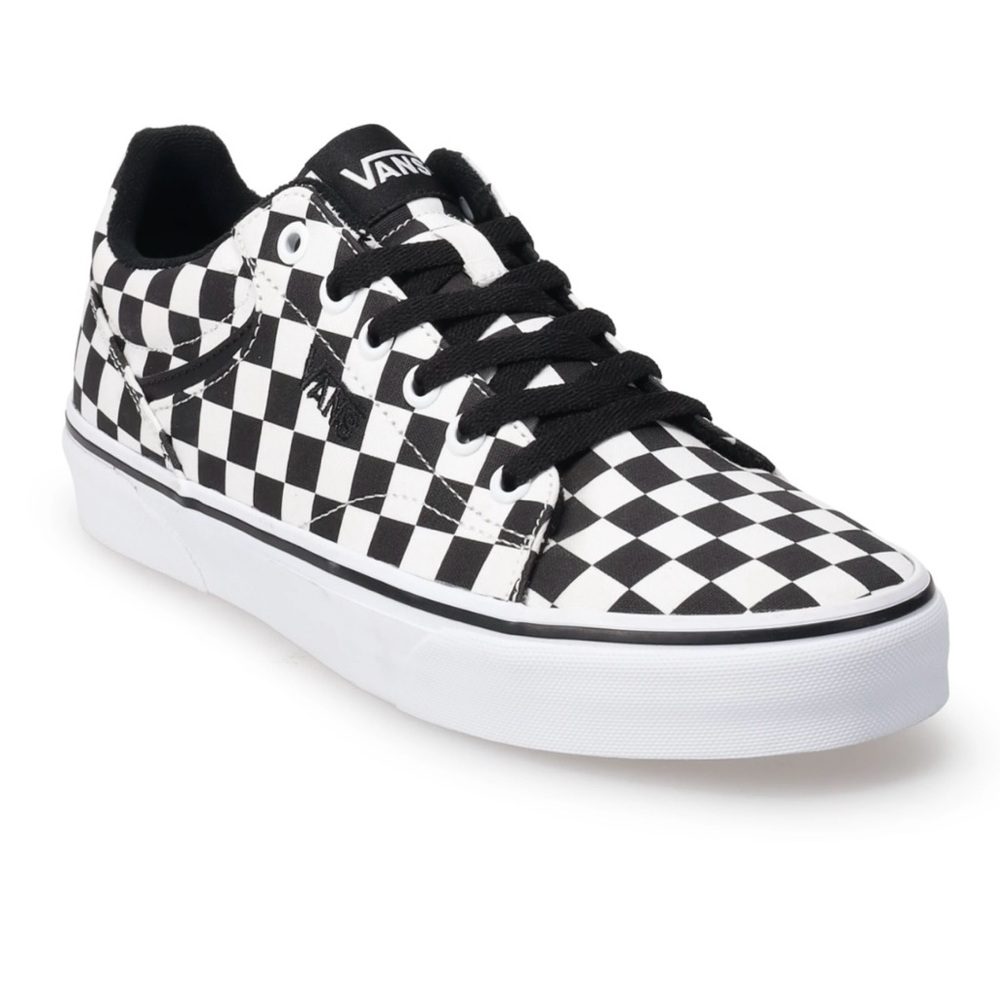 Vans Black and White Checkered Sneakers